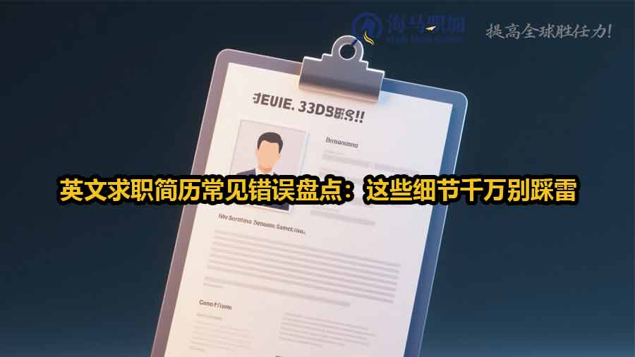 英文求職簡(jiǎn)歷撰寫